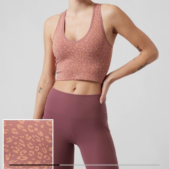 Athleta aurora crop ribbed tank - Picture 6 of 8